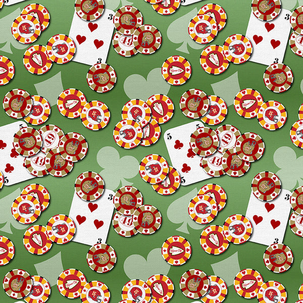 Super Poker Chips - What a Catch - Paintbrush Studio Fabric 100% Quilters Cotton