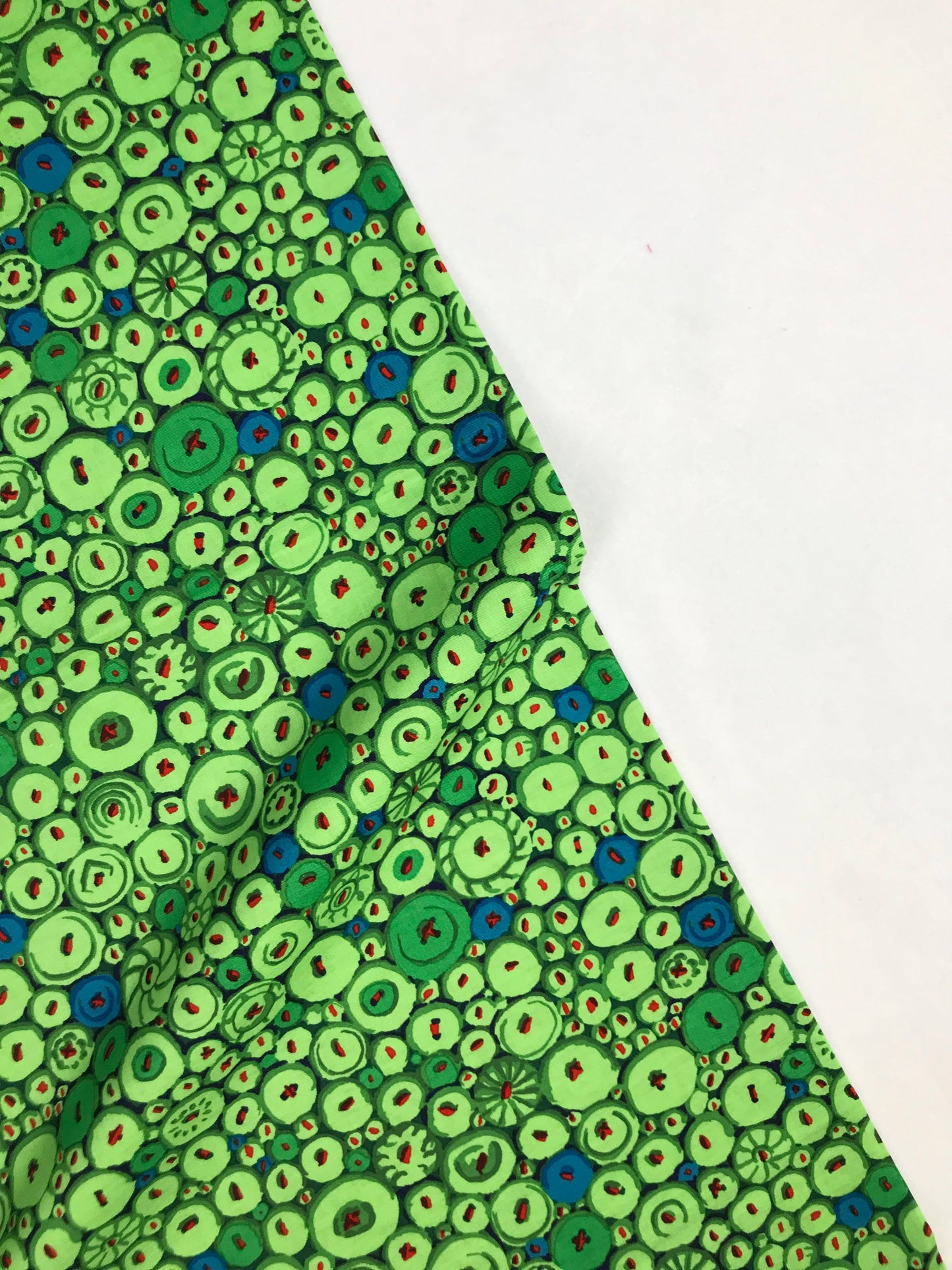 Buttons Mosaic Green - Kaffe Fassett Collective - FreeSpirit Fabric - 100% Quilters Cotton