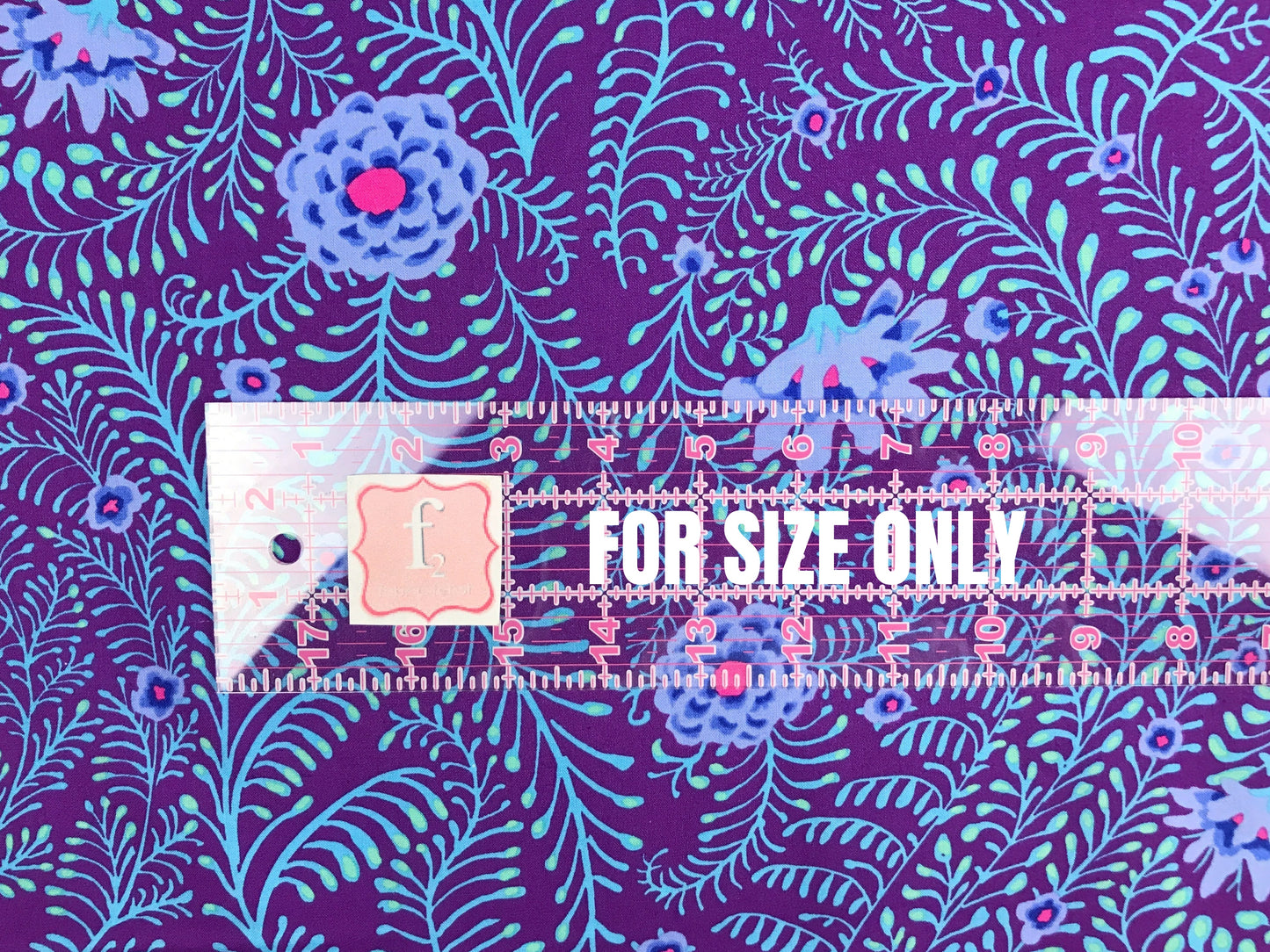 Ferns Turquoise - Kaffe Fassett Collective - FreeSpirit Fabric - 100% Quilters Cotton