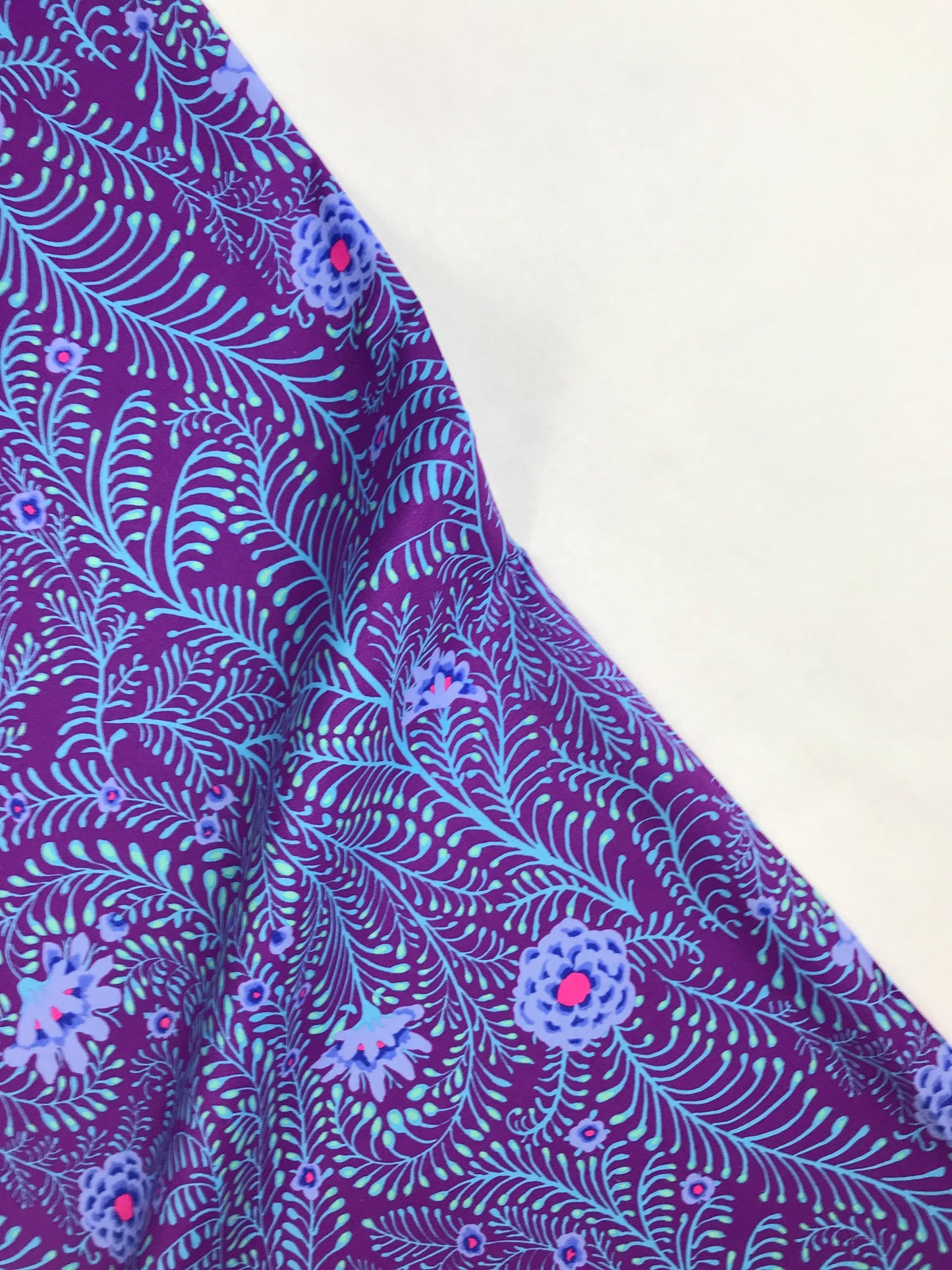 Ferns Purple - Kaffe Fassett Collective - FreeSpirit Fabric - 100% Quilters Cotton