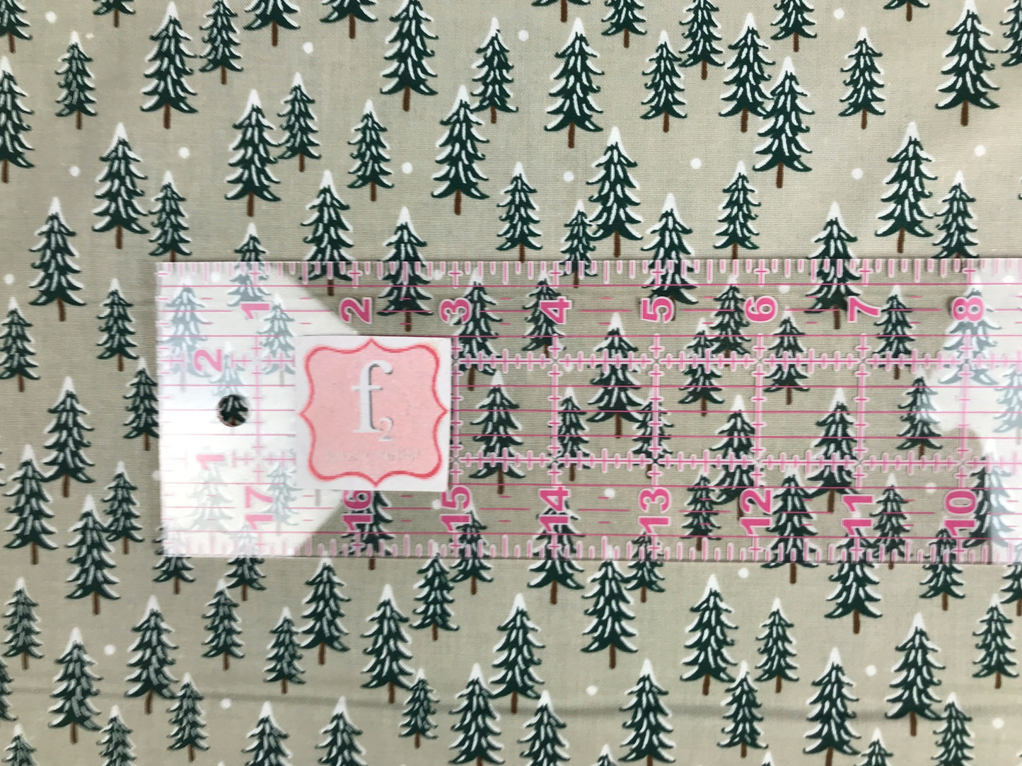 Rifle Paper Co - Cotton + Steel - Holiday Classics - Fur Trees Linen