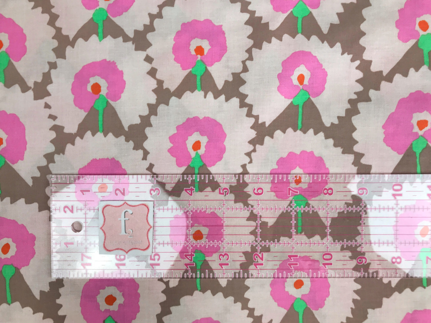 Regal Fans Pastel - Kaffe Fassett Collective - FreeSpirit Fabric - 100% Quilters Cotton