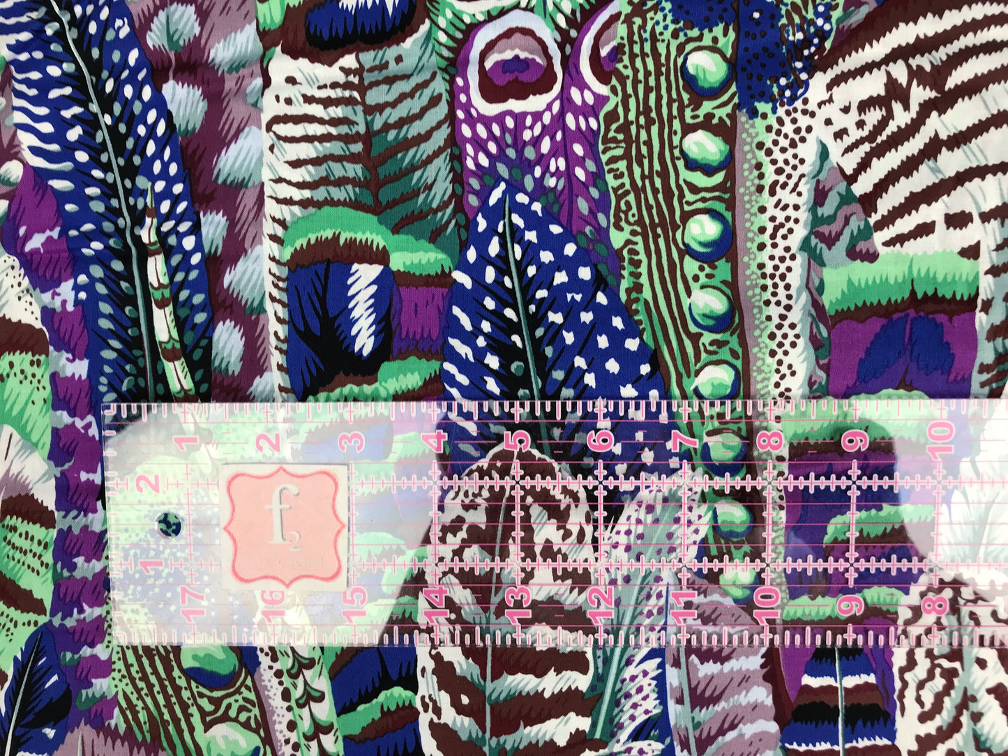 Feathers Contrast - Kaffe Fassett Collective Classics Collection - FreeSpirit Fabric - PWPJ055 - 100% Quilters Cotton