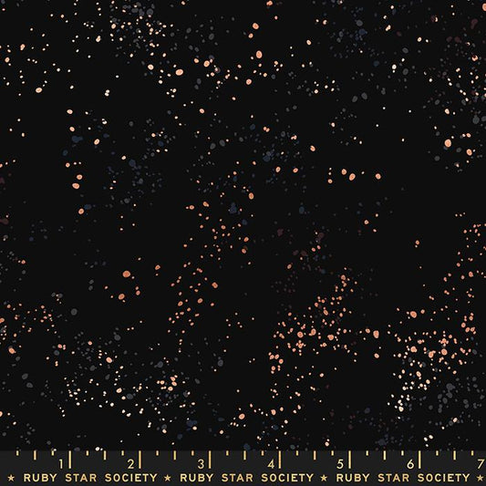 108" WIDEBACK Speckled Black Metallic - Ruby Star Society - 100% Cotton Sateen