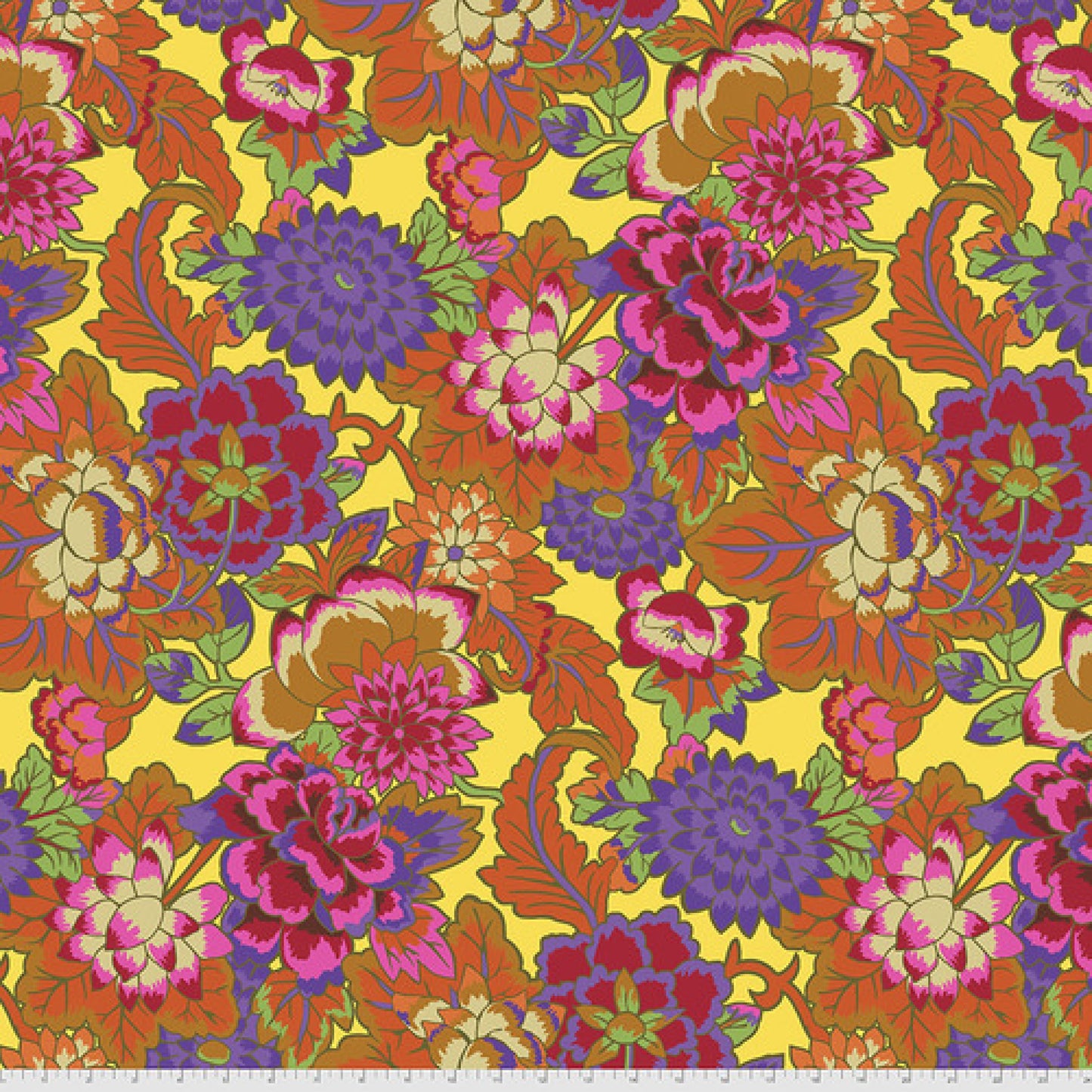 Cloisonne Orange Kaffe Fassett Fabric Fetish