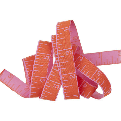 Tula Pink - Measure Twice - 5/8" Wide 2025 True Colors Reversible Ribbon - Renaissance Ribbons