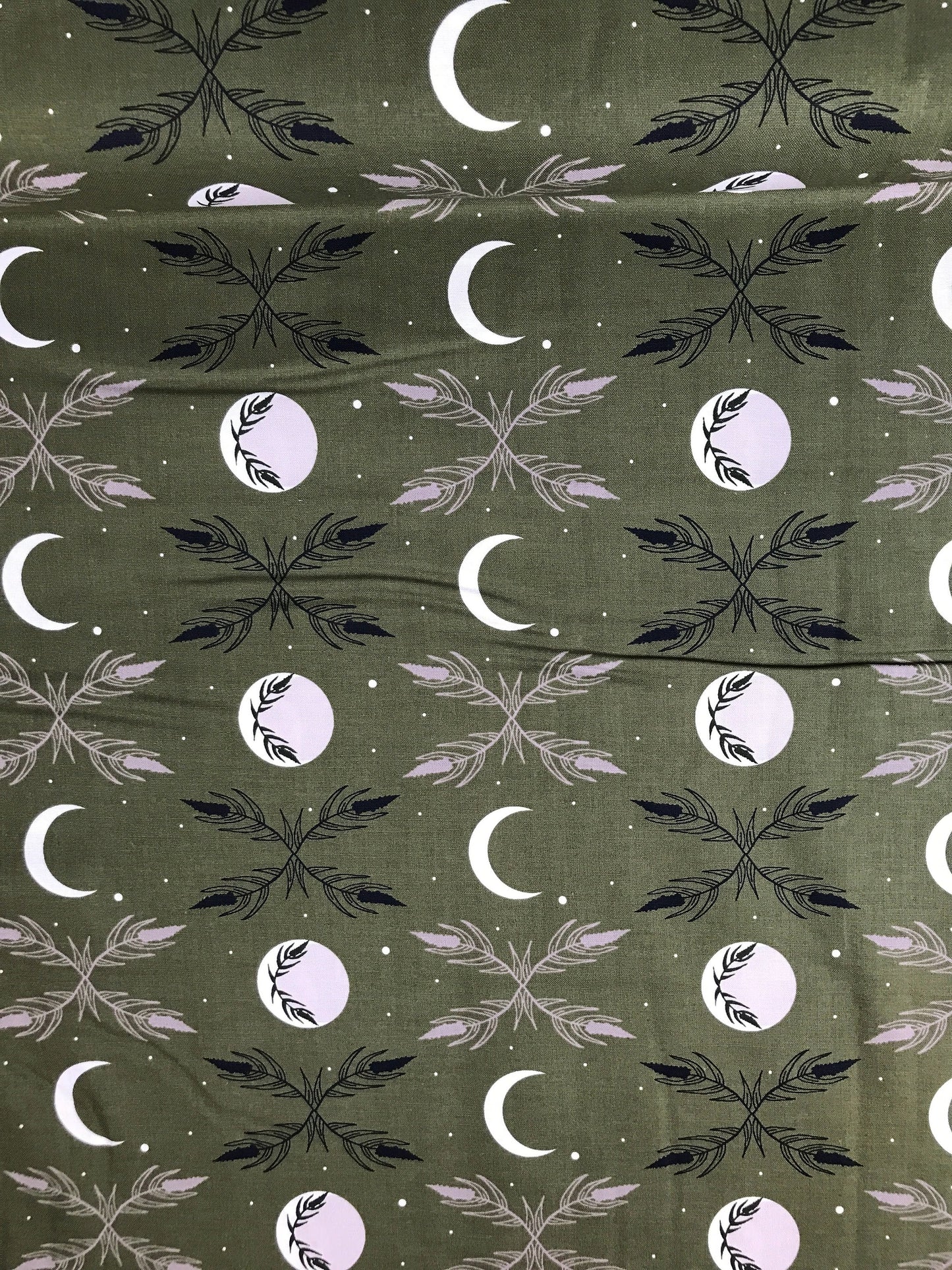 Harvest Moon Dark Olive - Camp Creek - Ash Cascade - Cotton + Steel - Quilters Cotton AC100-DO2