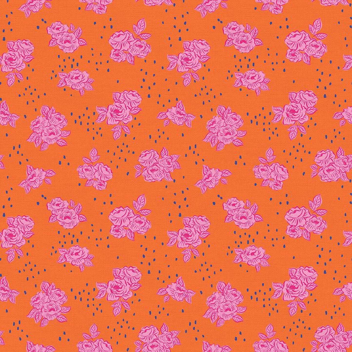 Pink Bouquets Dia De Muertos Day of the Dead Deborah Curiel Paintbrush Studio Fabric 100% Quilters Cotton Fabric Fetish