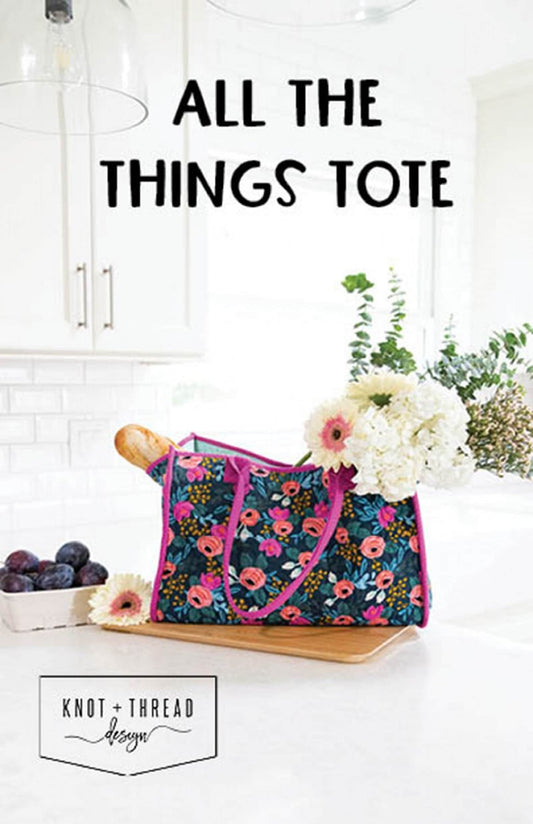 All the Things Tote Paper Sewing Pattern Kaitlyn Howell Knot + Thread Designs Fabric Fetish