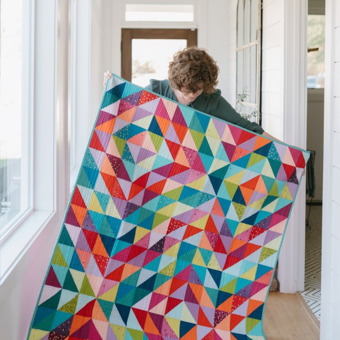 Golden Eye Quilt Pattern - Mitzie Schafer for Jittery Wings Quilt Co - Fat Quarter Friendly