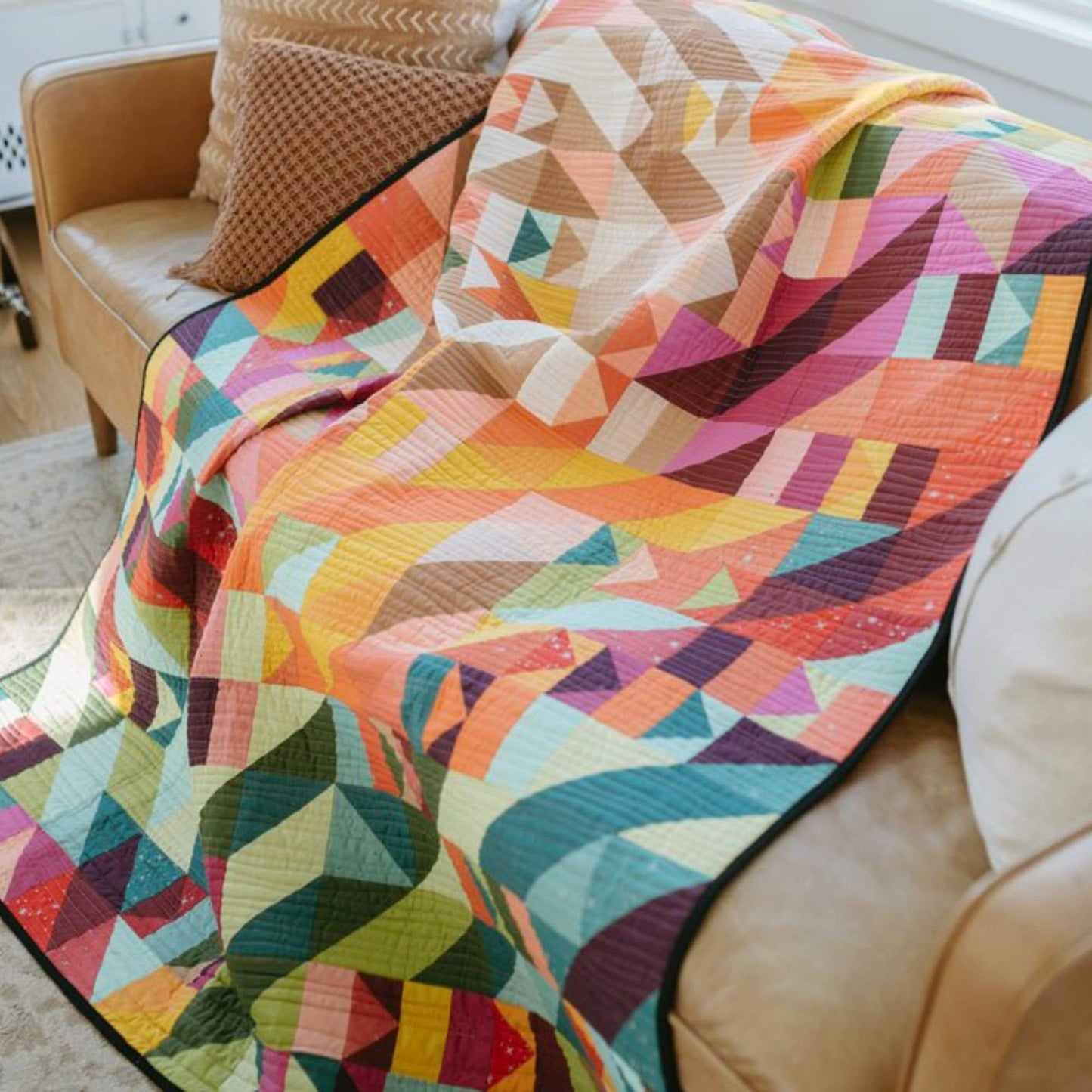 All the Good Quilt Pattern - Mitzie Schafer for Jittery Wings Quilt Co - Fat Quarter Friendly - 3 Sizes