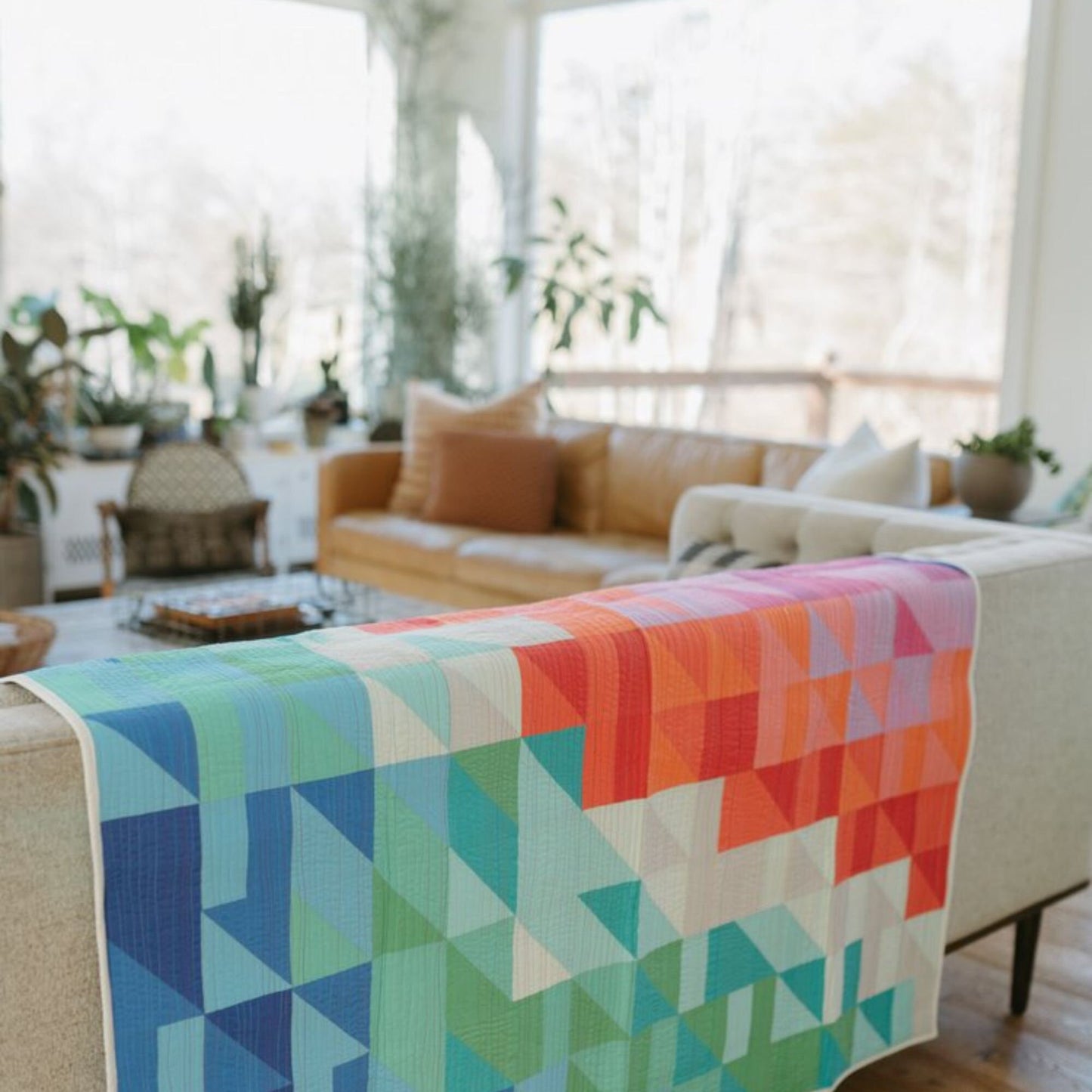 Caper Quilt Pattern - Mitzie Schafer for Jittery Wings Quilt Co - Fat Quarter Friendly