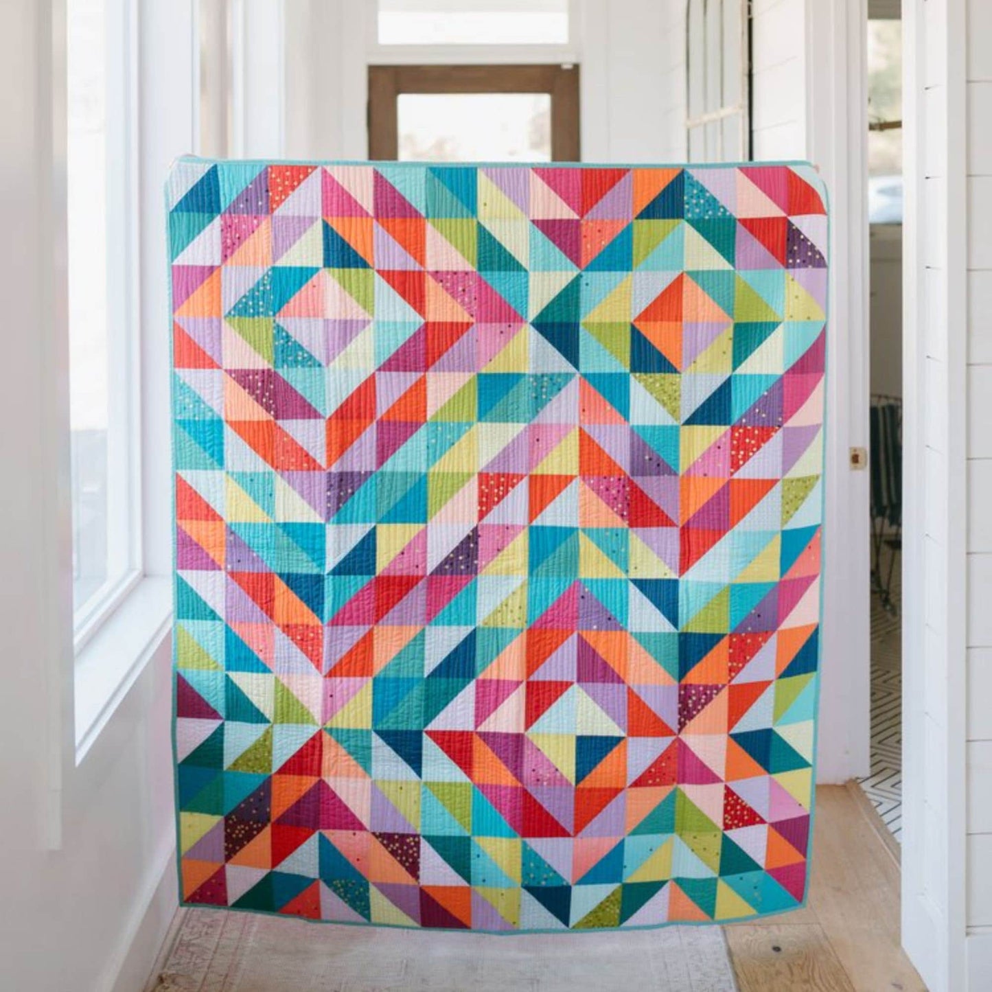 Golden Eye Quilt Pattern - Mitzie Schafer for Jittery Wings Quilt Co - Fat Quarter Friendly