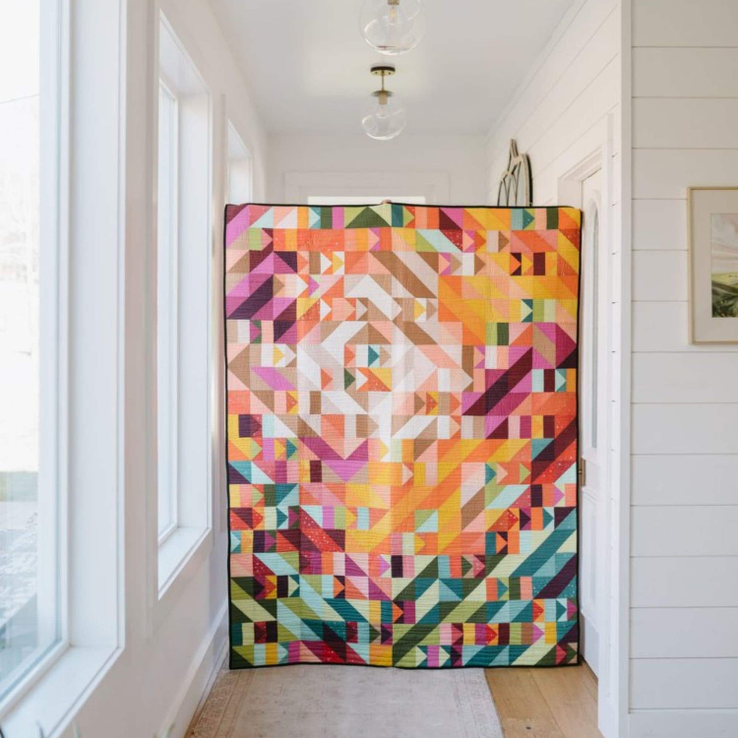 All the Good Quilt Pattern - Mitzie Schafer for Jittery Wings Quilt Co - Fat Quarter Friendly - 3 Sizes