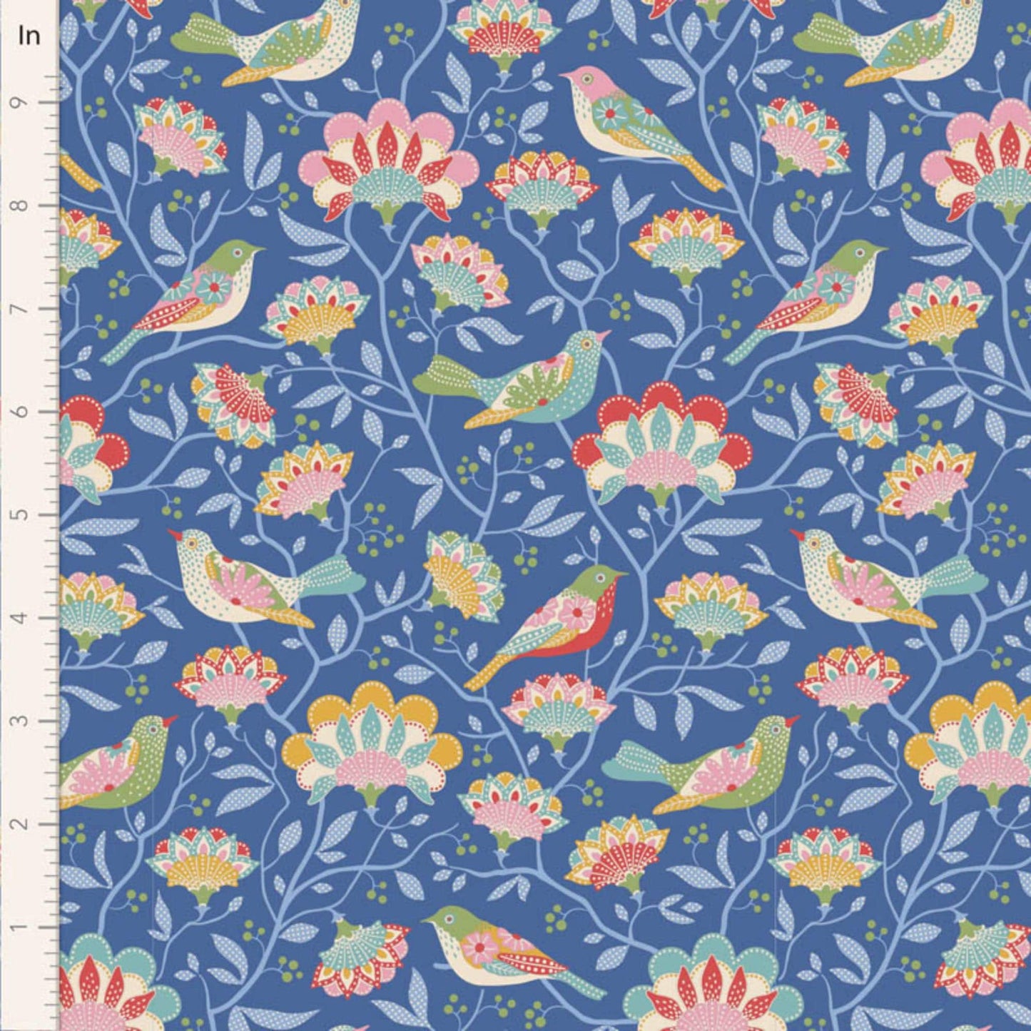 Jubilee 5 Piece Fat Quarter Bundle - Blue - Tilda Fabrics TIL300183