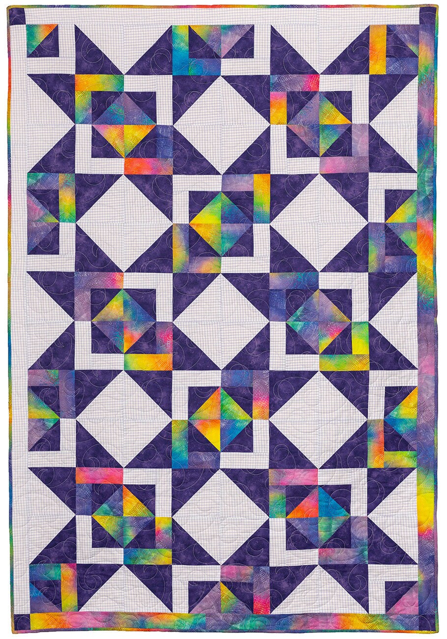Go Bold with 3 Yard Quilts Pattern Booklet - Fran Morgan - Fabric Cafe' - 3 Size Options Per Pattern