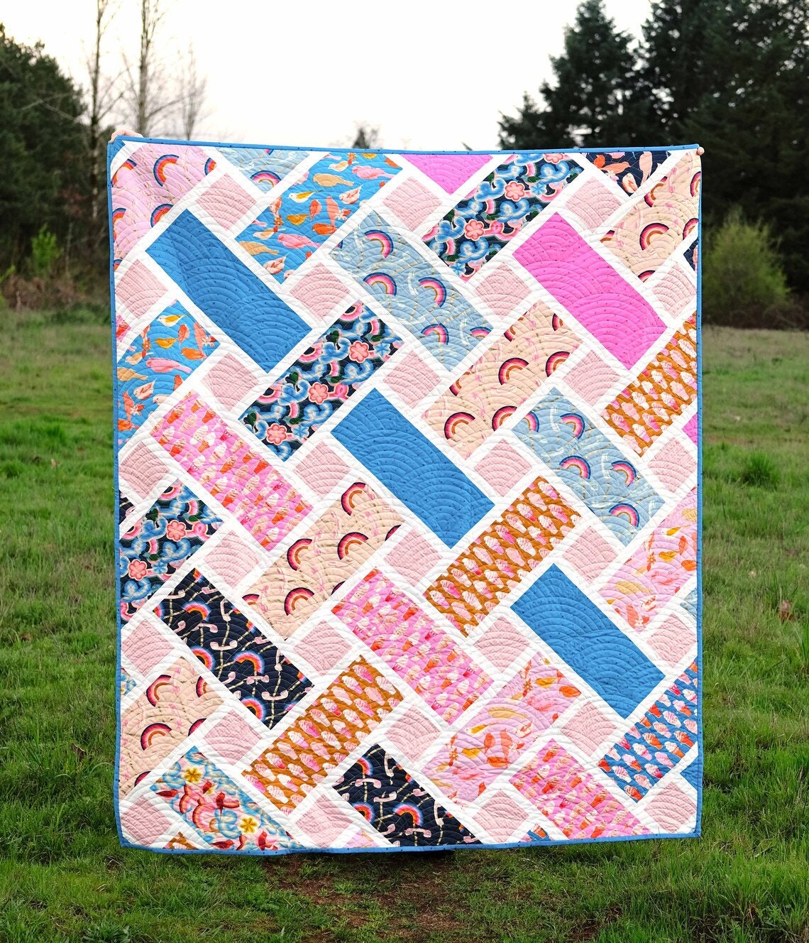 The Tessa Quilt Pattern - Erica Jackman for Kitchen Table Quilting - 3 Sizes
