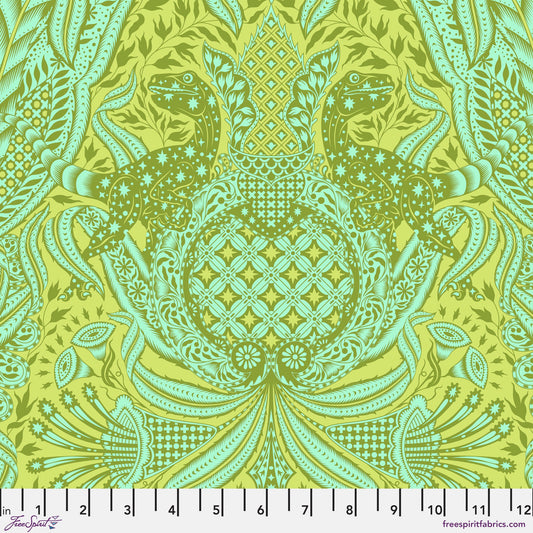 Gift Rapt Lime ROAR! Tula Pink Freespirit Fabrics 100% Quilters Cotton SHIPPING NOW Fabric Fetish