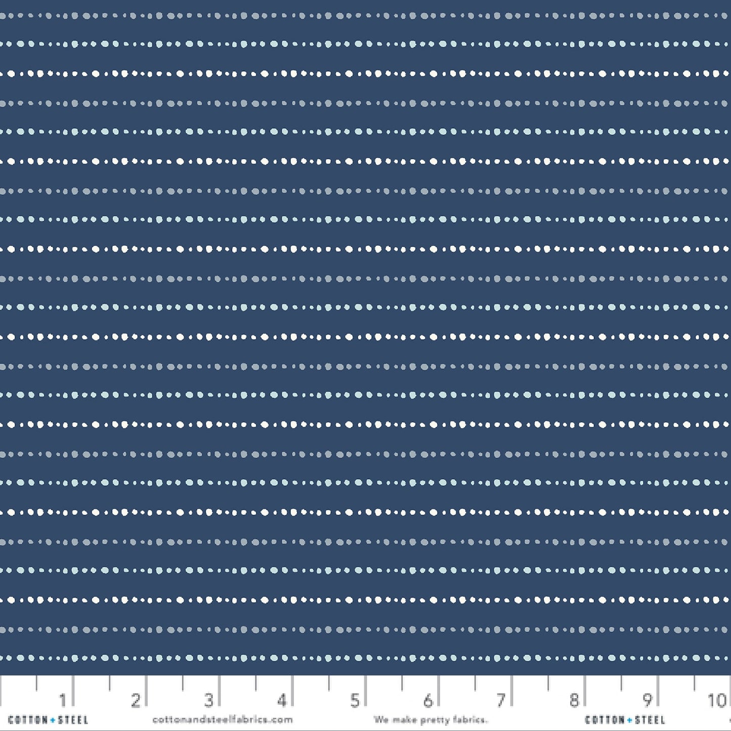 Polka Stripes Reflection Brittany Polatis Marked by Nature Gathering In The Garden Cotton + Steel Quilters Cotton Fabric Fetish