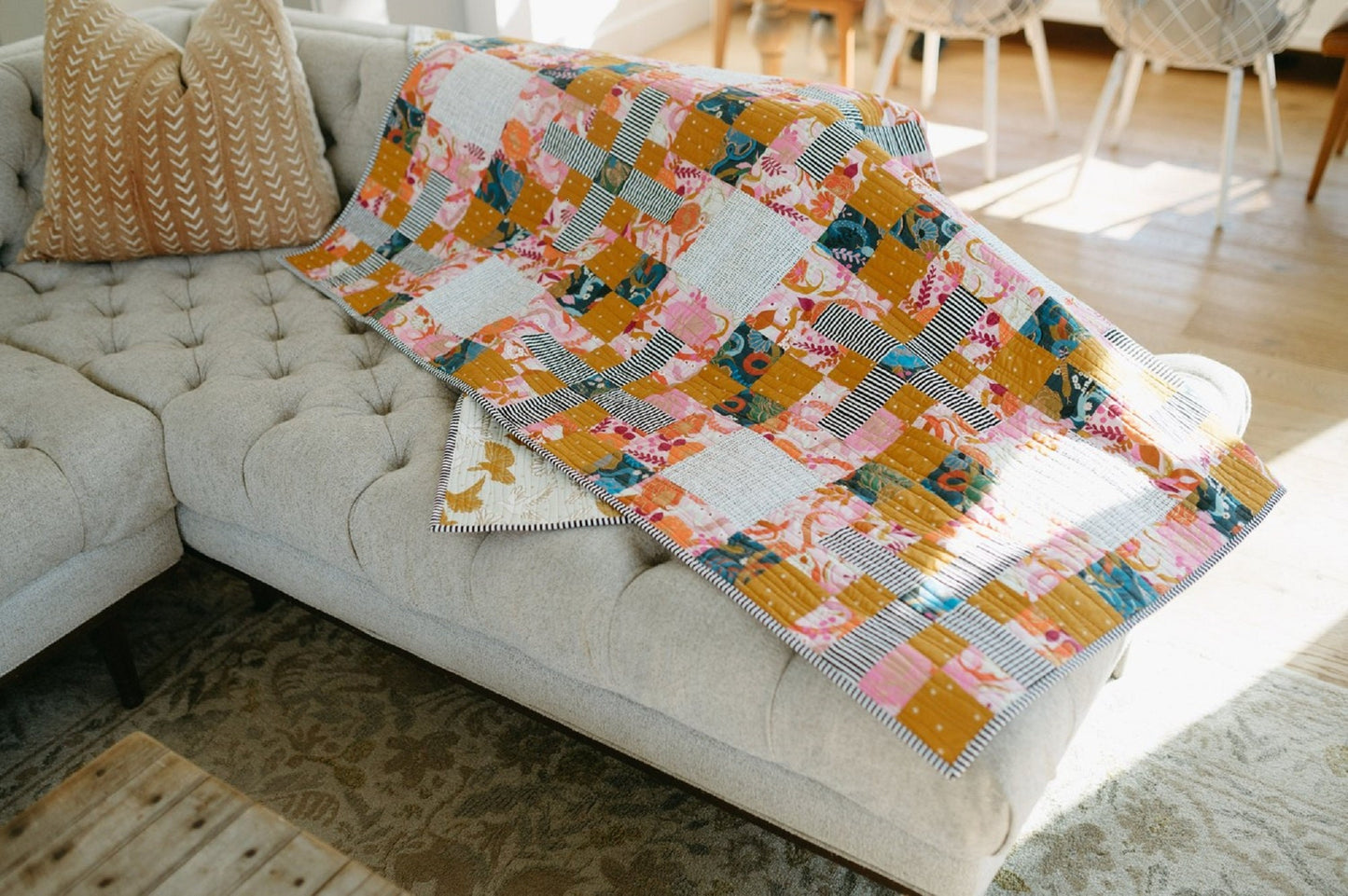 Apex Quilt Pattern - Mitzie Schafer for Jittery Wings Quilt Co - Fat Quarter, Jelly Roll And Scrap Friendly - Beginner Quilt
