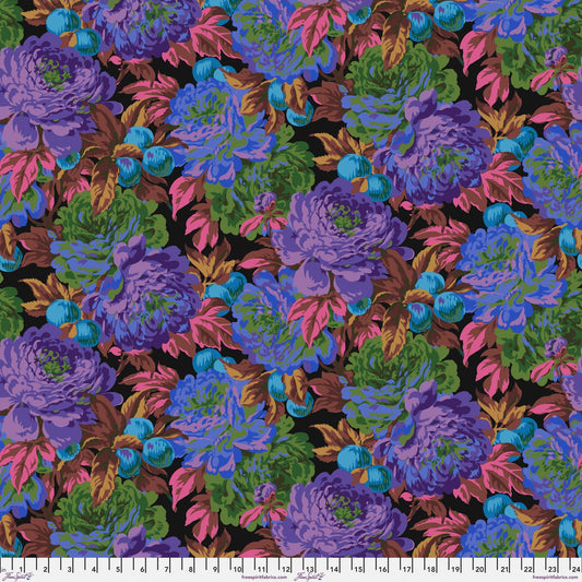 Luscious Black - Kaffe Fassett Collective Classics Collection Spring 2020 - FreeSpirit Fabric - PWPJ011 - 100% Quilters Cotton