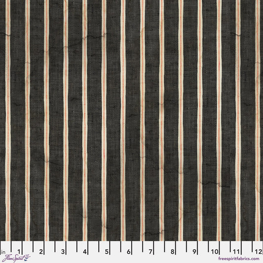 Striped Black Eclectic Elements LABORATORY Tim Holtz 100% Quilters Cotton Fabric Fetish