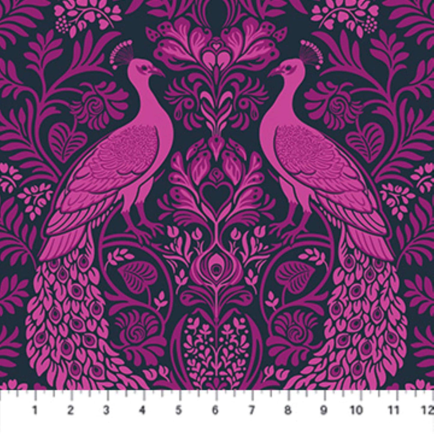 Rogues and Scoundrels Midnight Wild Abandon Heather Bailey Figo Fabrics 100% Quilters Cotton Fabric Fetish