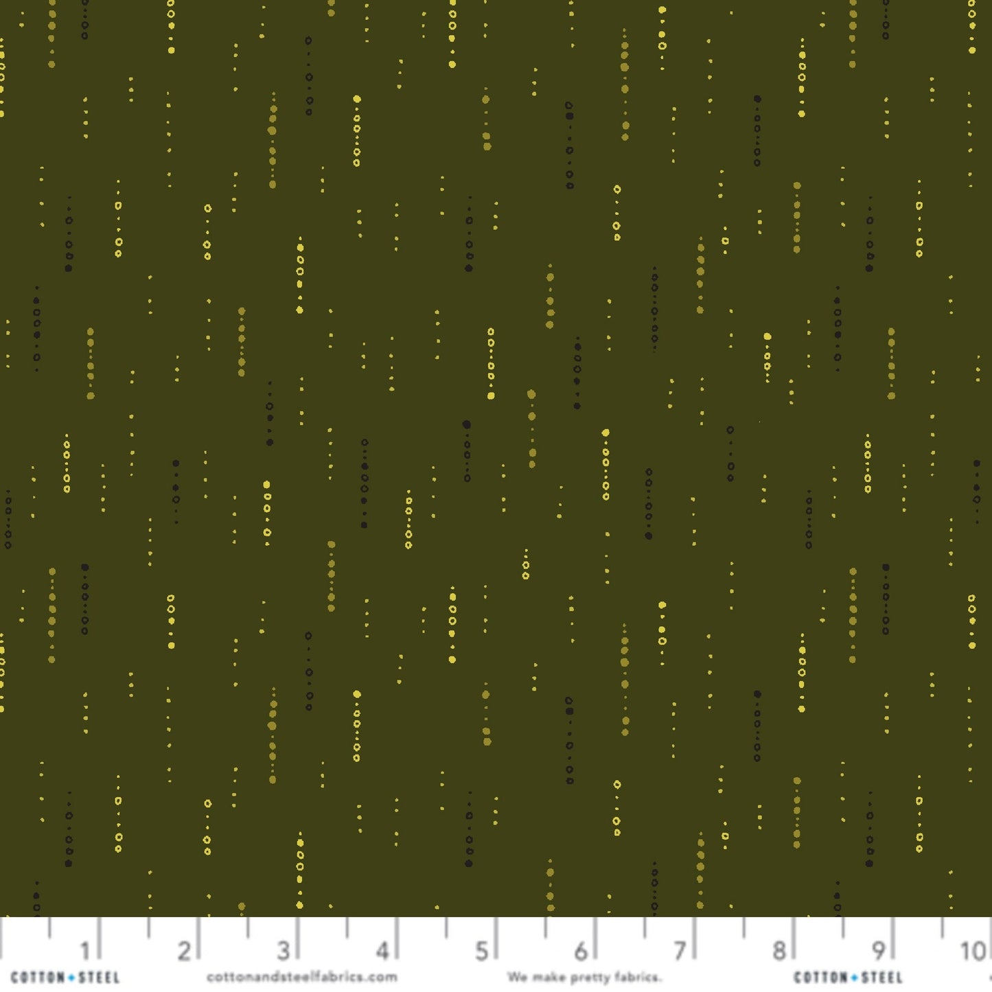 Falling Rain Jungle Vintage Threads RJR Fabrics Quilters Cotton Fabric Fetish