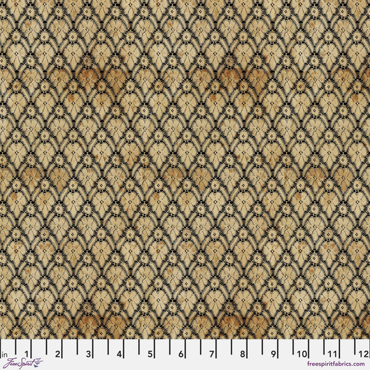 Tattered Neutral Eclectic Elements LABORATORY Tim Holtz 100% Quilters Cotton Fabric Fetish