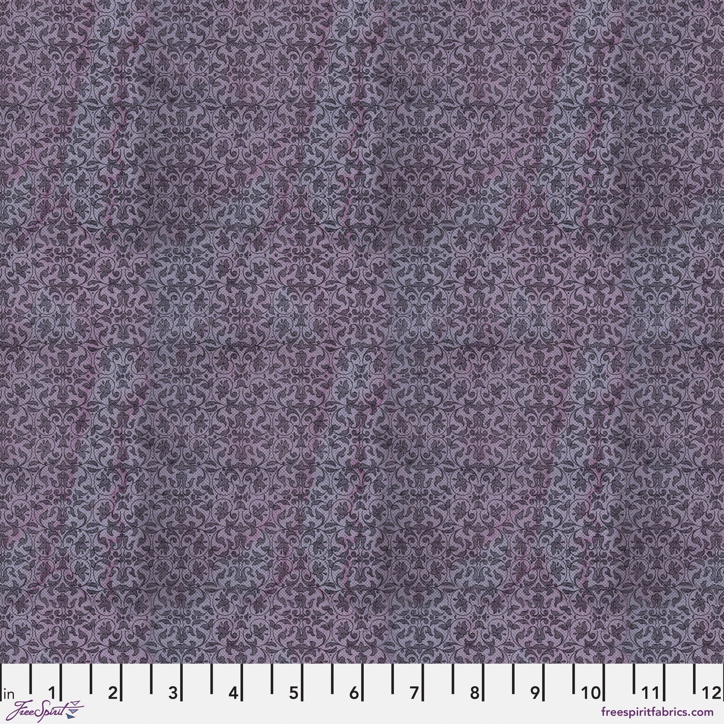 Tapestry Purple Eclectic Elements LABORATORY Tim Holtz 100% Quilters Cotton Fabric Fetish