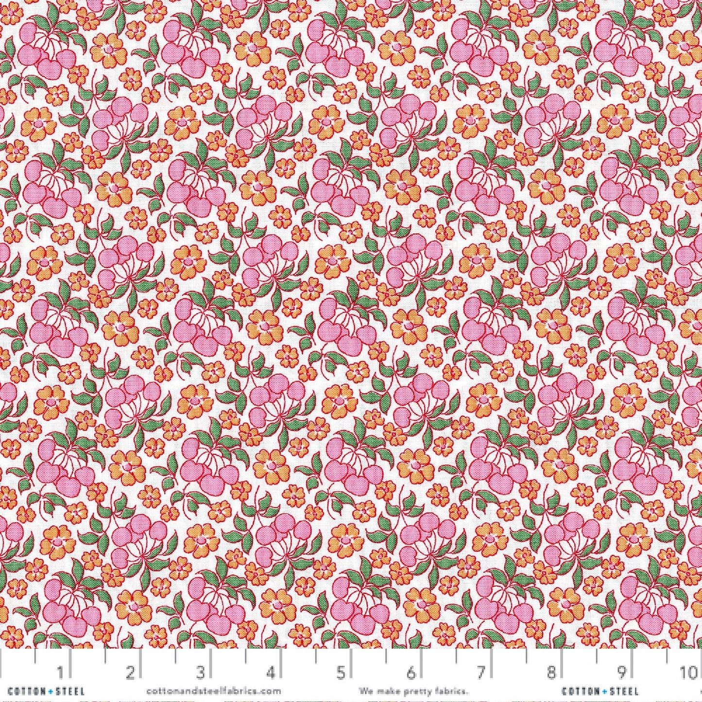 Cherries Jubilee Rose Everything But the Kitchen Sink XIII RJR Studio Fabrics Quilters Cotton Fabric Fetish