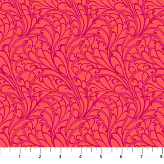 Fancy Flame Wild Abandon Heather Bailey Figo Fabrics 100% Quilters Cotton Fabric Fetish