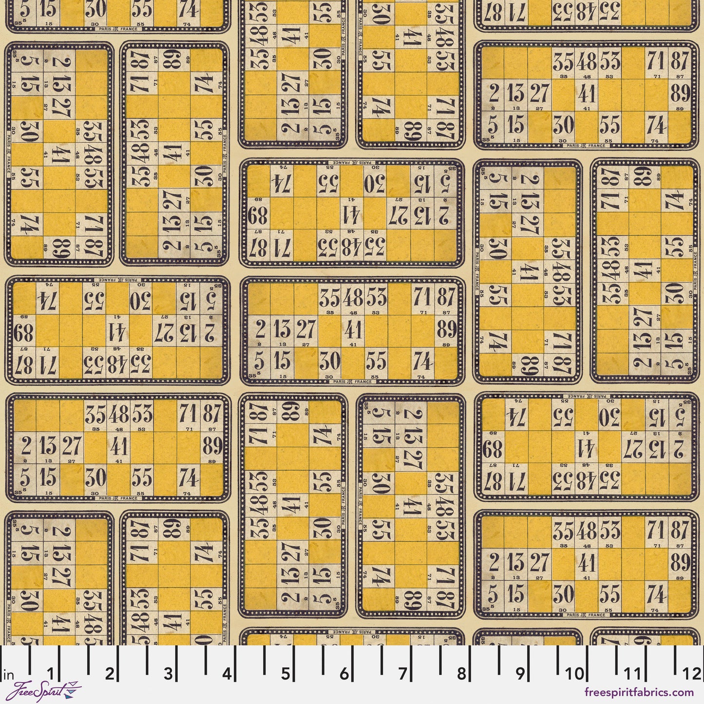 January - Palette Yellow - 10pc Fat Quarter or Half Yard Bundles- Eclectic Elements - Tim Holtz - FreeSpirit Fabrics