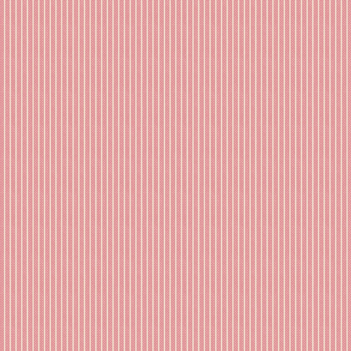Tinystripe Pink WOVEN Creating Memories Tilda Fabric Tone Finnanger 100% Woven Quilters Cotton Fabric Fetish
