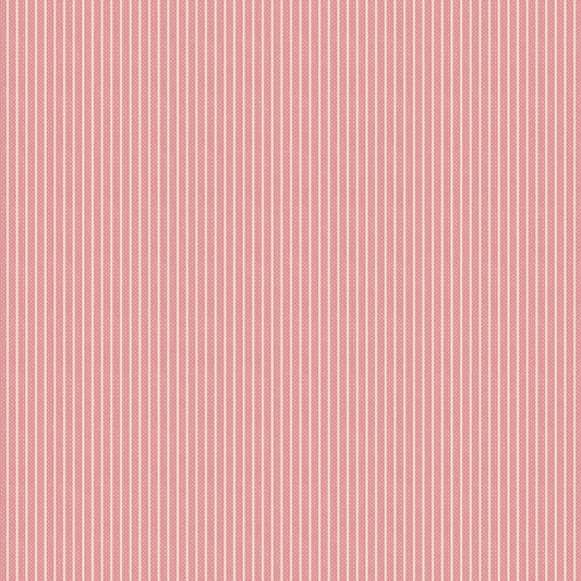 Tinystripe Pink WOVEN Creating Memories Tilda Fabric Tone Finnanger 100% Woven Quilters Cotton Fabric Fetish