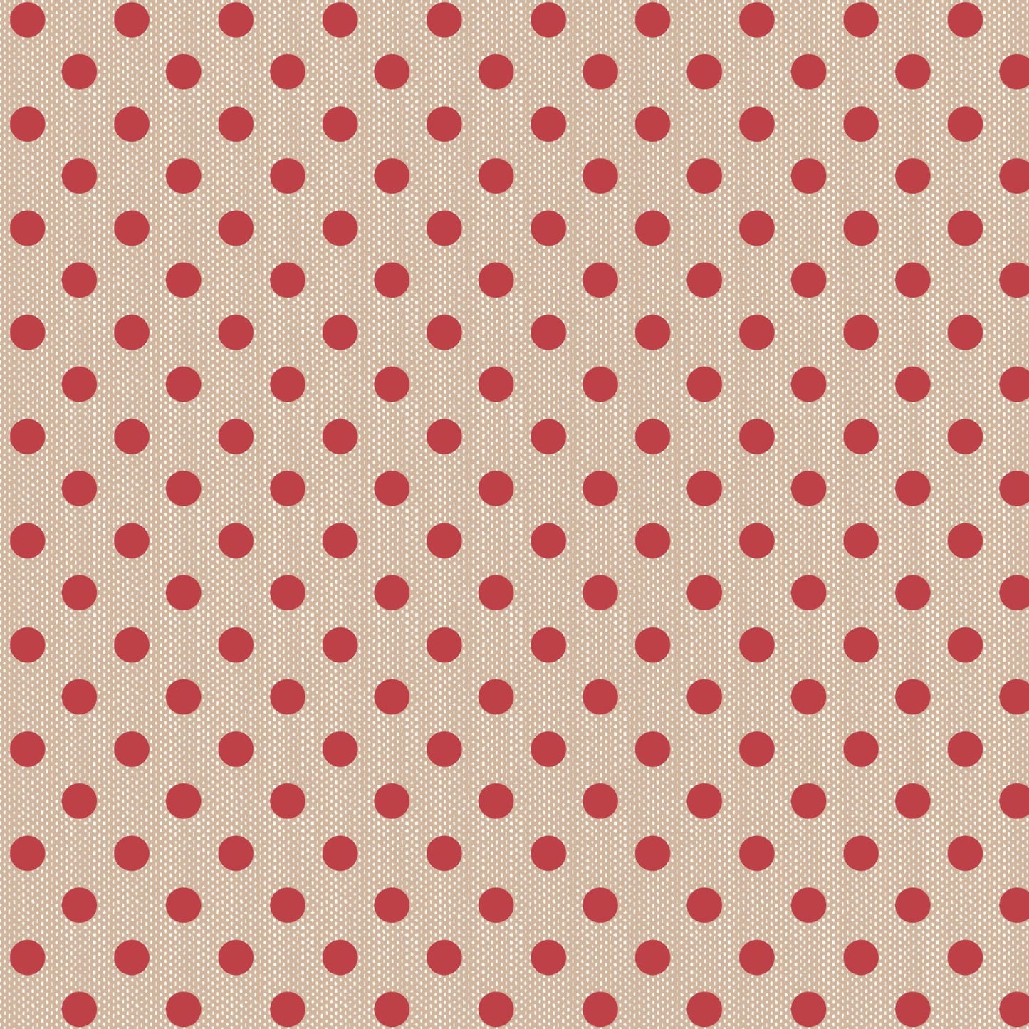 Polkadot Red Polka Dot WOVEN Creating Memories Tilda Fabric Tone Finnanger 100% Woven Quilters Cotton Fabric Fetish