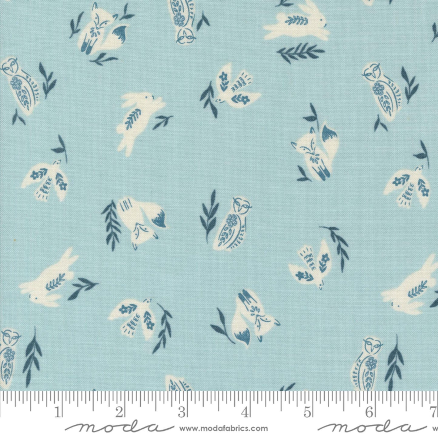 Fable Friends Mist Folk Lore Fancy That Design House Moda Quilters Cotton Fabric Fetish