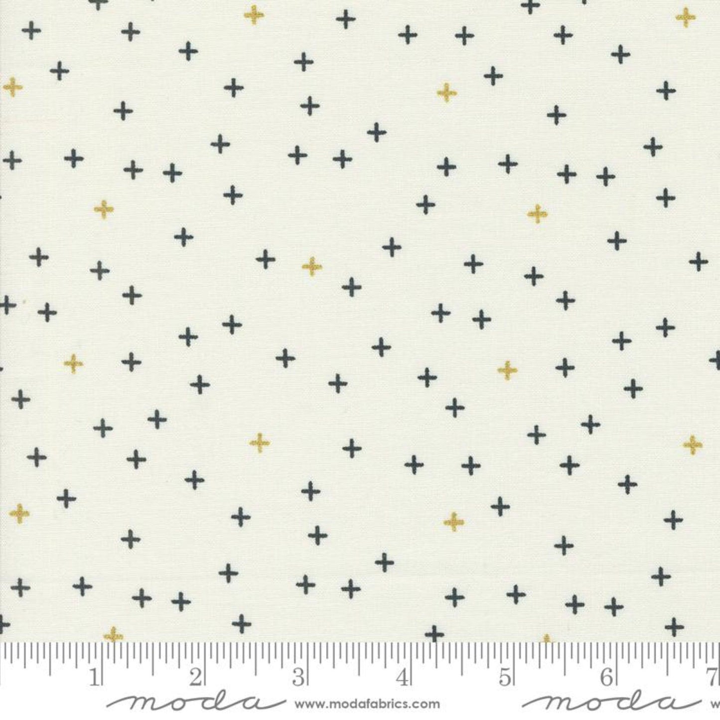 A Bit of a Plus Ivory Gold Metallic Blender Zen Chic Moda Fabric Fetish