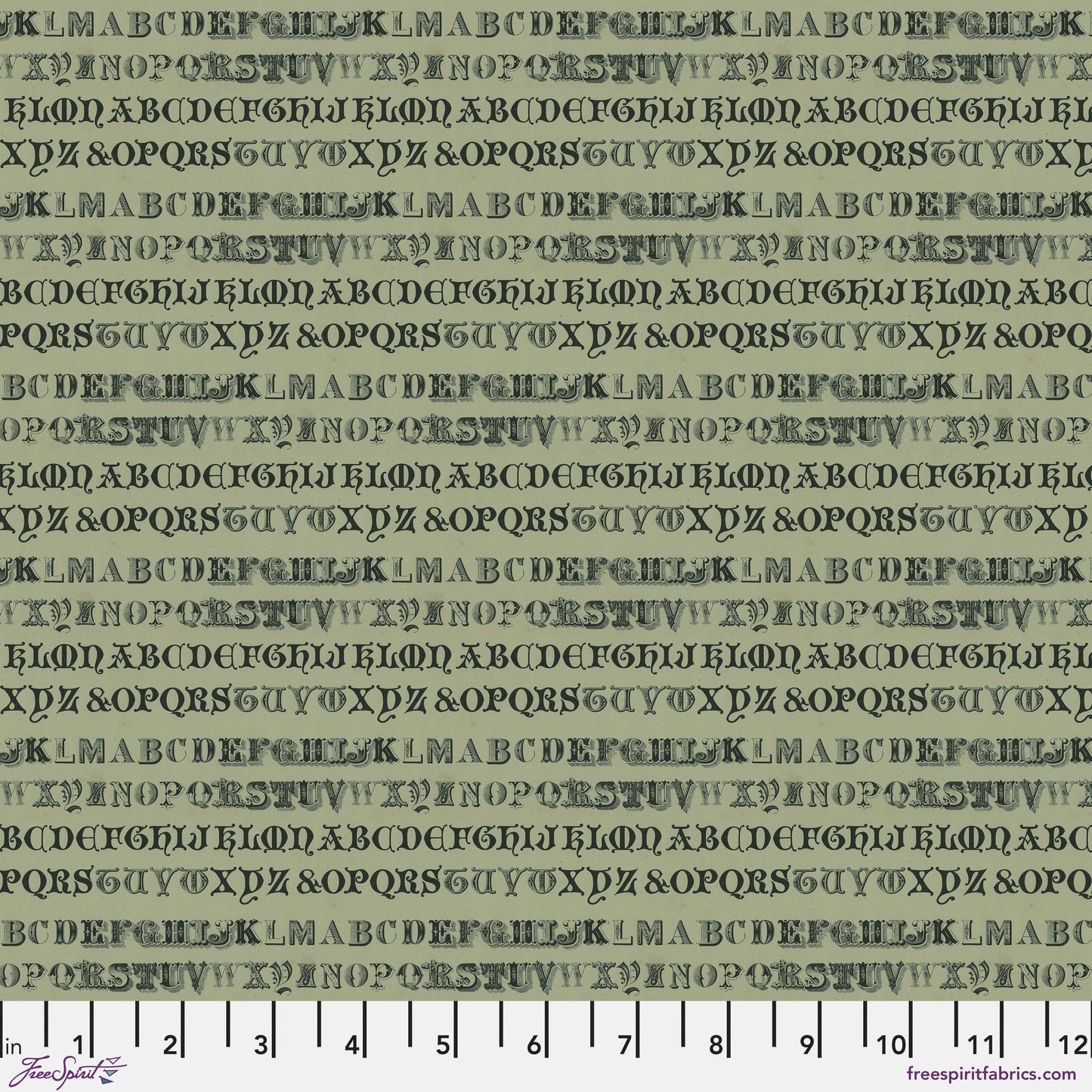 March - Palette Green - 10pc Fat Quarter or Half Yard Bundles- Eclectic Elements - Tim Holtz - FreeSpirit Fabrics