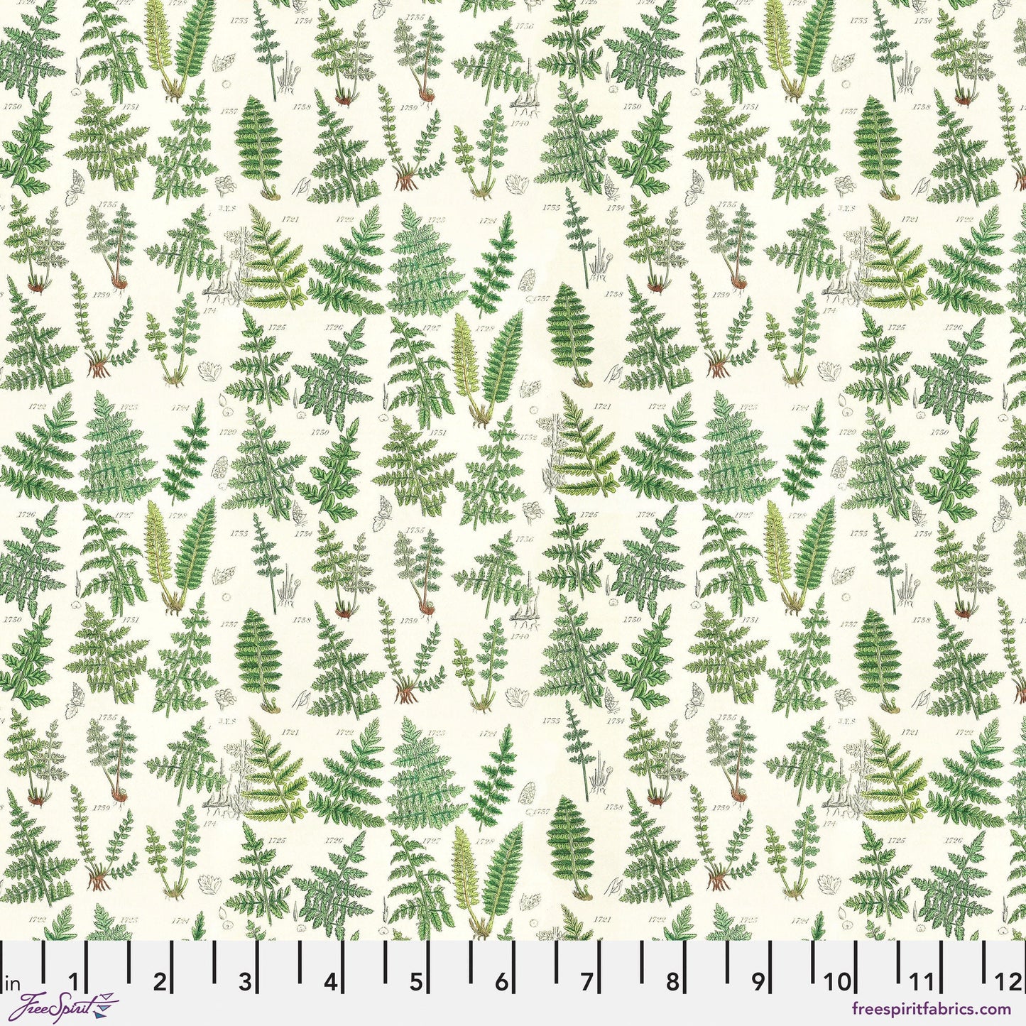 March - Palette Green - 10pc Fat Quarter or Half Yard Bundles- Eclectic Elements - Tim Holtz - FreeSpirit Fabrics