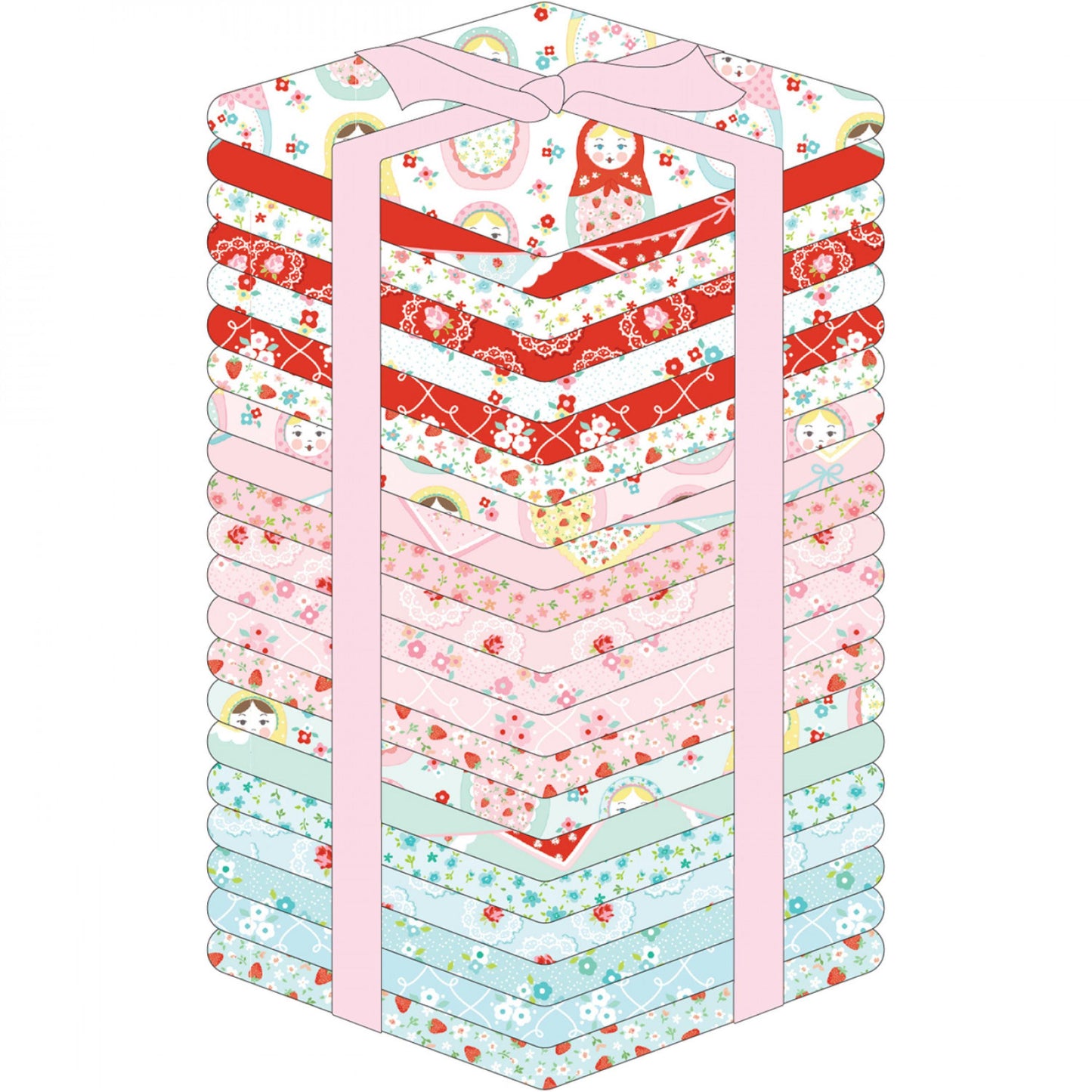 Market Day - 21 Piece Fat Quarter Bundle - Amy Jordan - Poppie Cotton