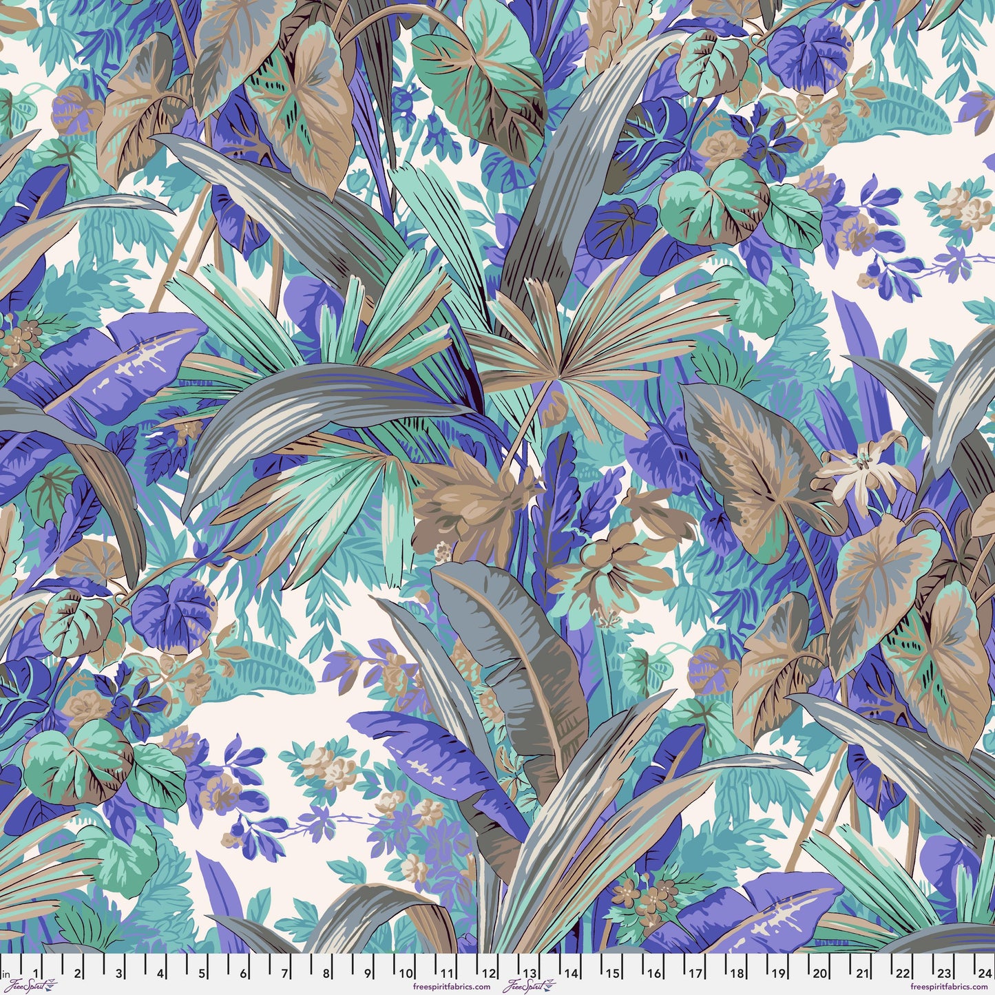Jungle Neutral Philip Jacobs Kaffe Fassett Collective August 2024 FreeSpirit Fabric PWPJ126 NEUTRAL 100% Quilters Cotton Fabric Fetish