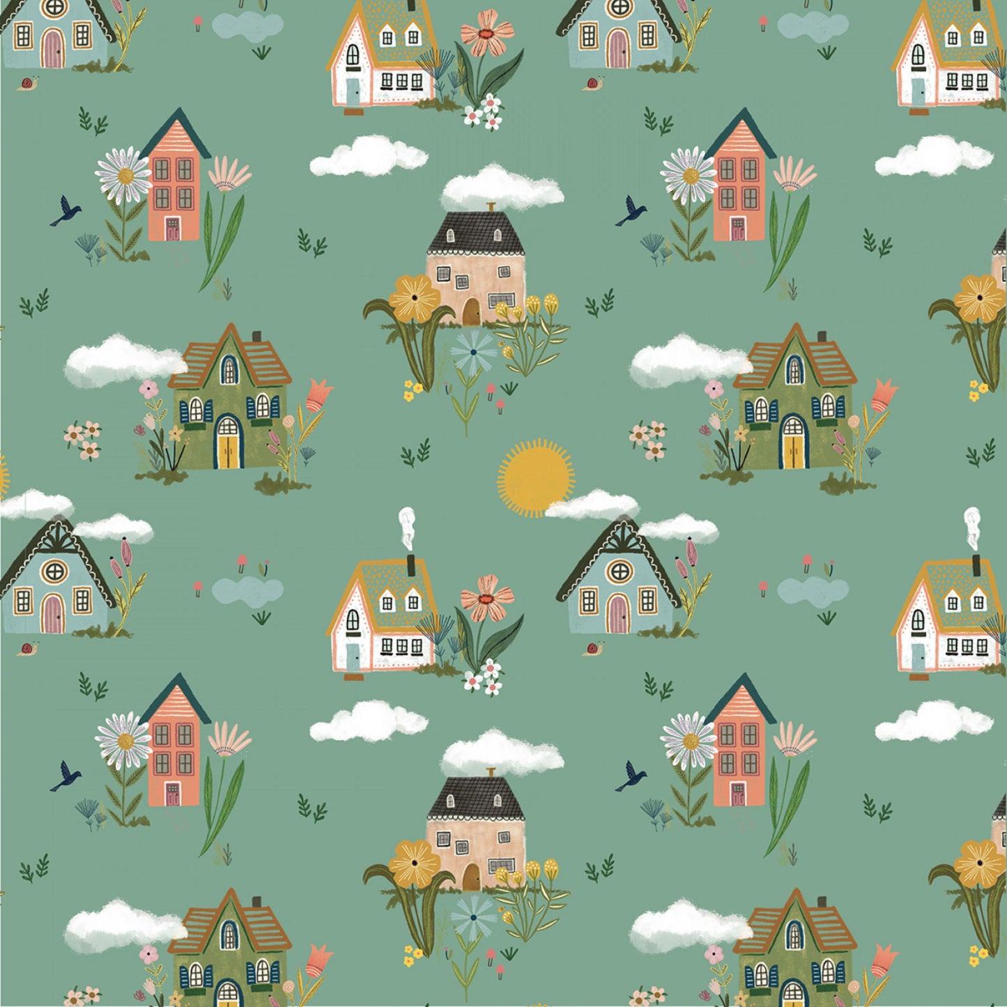 Cottage Charm - 21 Piece Fat Quarter Bundle - McKenzie Elston - Poppie Cotton Fabric Fetish