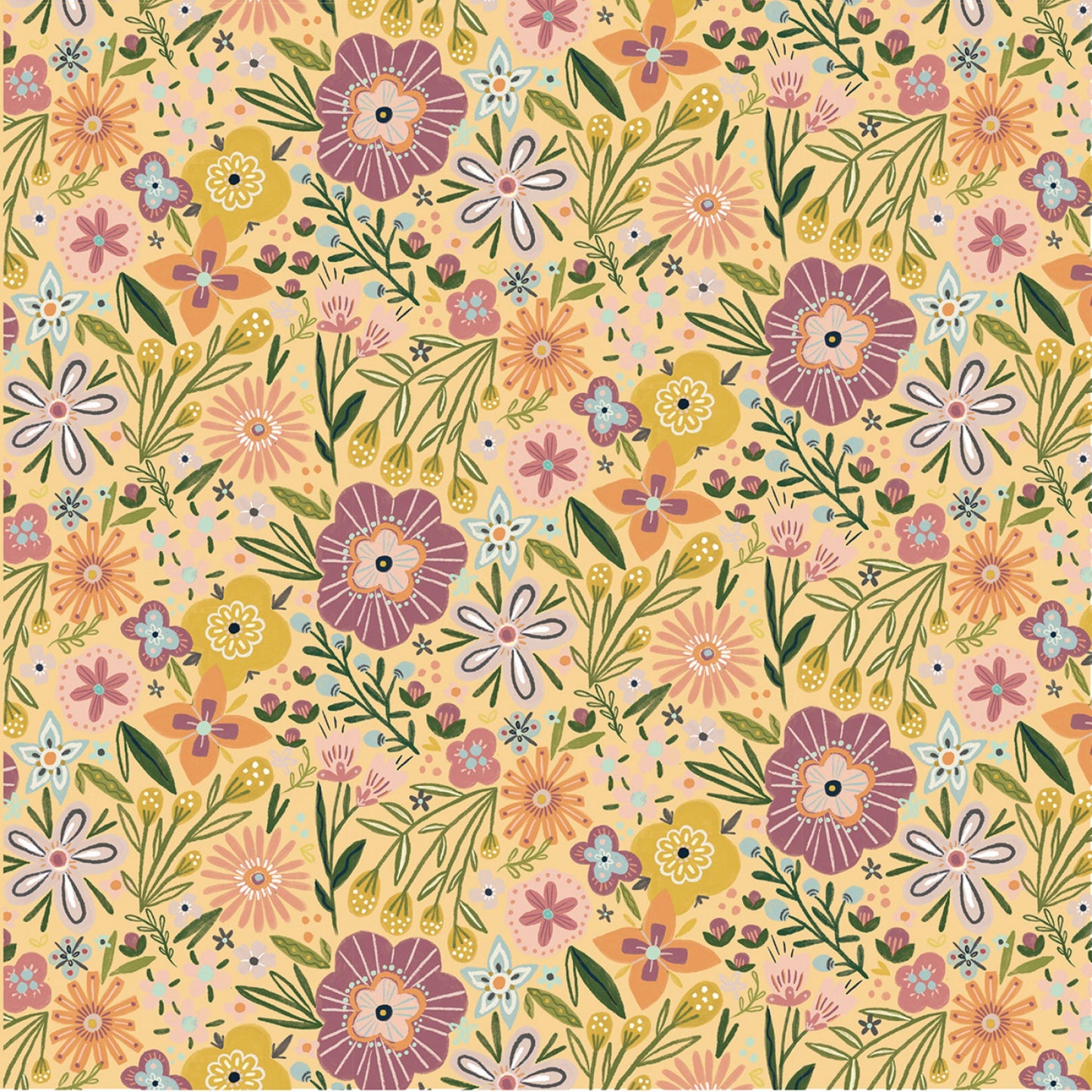 Cottage Charm - 21 Piece Fat Quarter Bundle - McKenzie Elston - Poppie Cotton Fabric Fetish