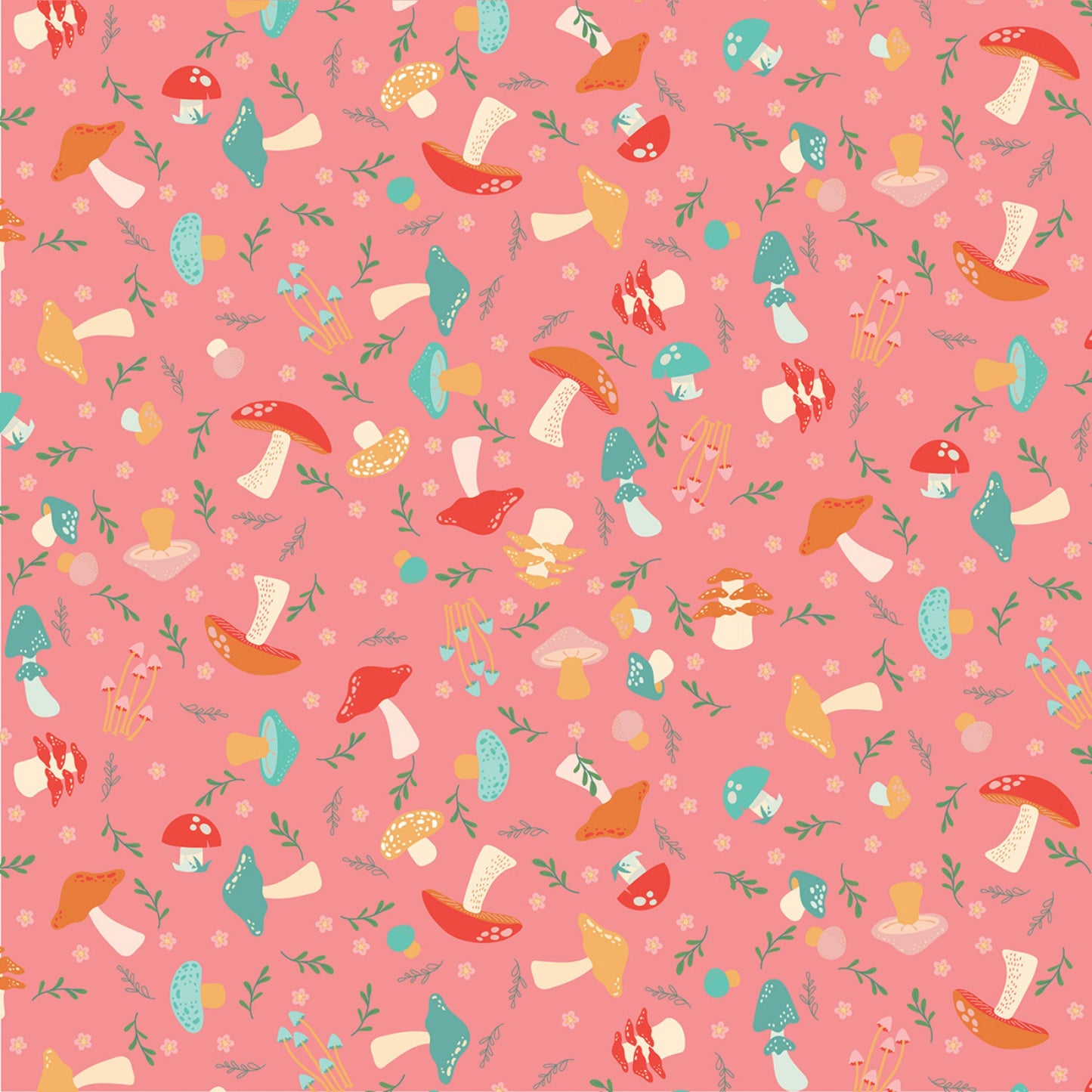 Mushroom Blooms - 21 Piece Fat Quarter Bundle - Jill Simmons - Poppie Cotton