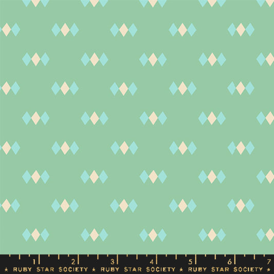 Diamonds Moss Juicy Melody Miller for Ruby Star Society and Moda Fabrics 100% Quilters Cotton RS0093 17 Fabric Fetish