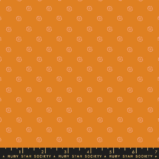 Stamped Flowers Turmeric Favorite Flowers Melody Miller Ruby Star Society Fabric Moda 100% Quilters Cotton Fabric Fetish