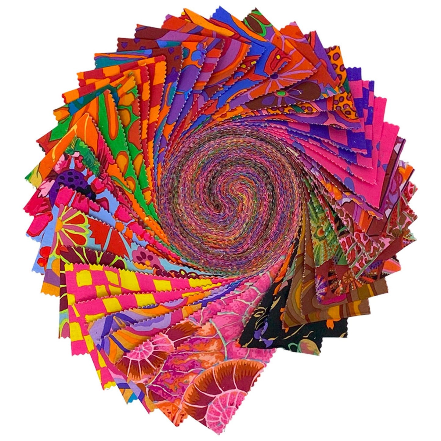 Design Roll Hot - August 2024 - Kaffe Fassett Collective - Free Spirit Fabric - Jelly Roll - FB4DRGP.AUG24HOT