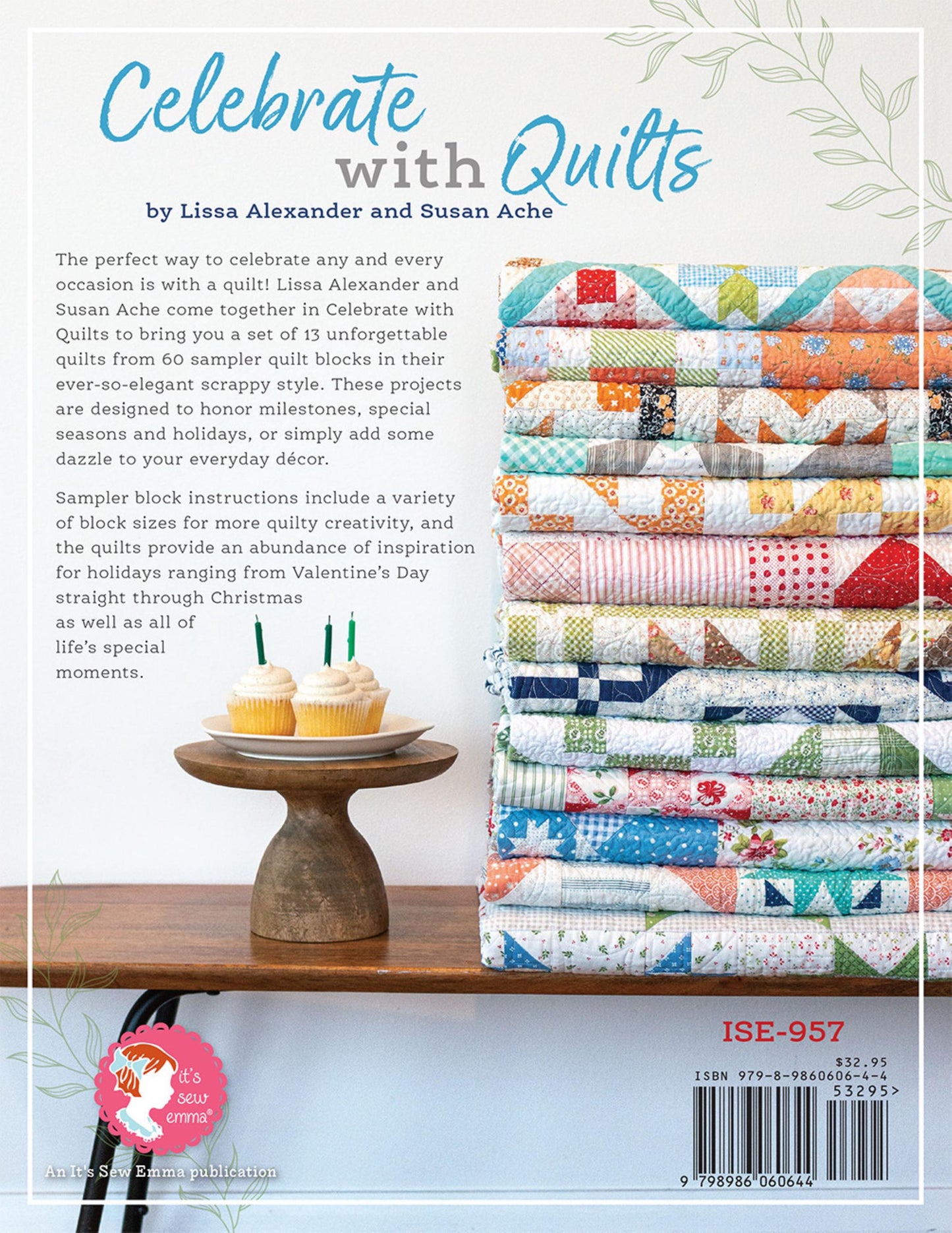 Celebrate with Quilts Pattern Booklet - Lissa Alexander and Susan Ache - It's Sewing Emma - A Quilt for Every Occasion