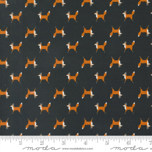 Fox Trot Midnight Woodland Wonder Gingiber Moda 100% Quilters Cotton Fabric Fetish